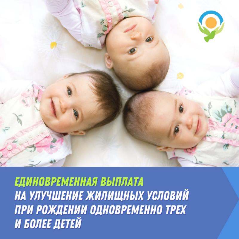 09.10.2025 г. В Ленинградской области предусмотрена единовременная выплата на улучшение жилищных условий в случае рождения (усыновления, удочерения) одновременно трех и более детей.